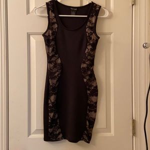 Wet seal black mini dress